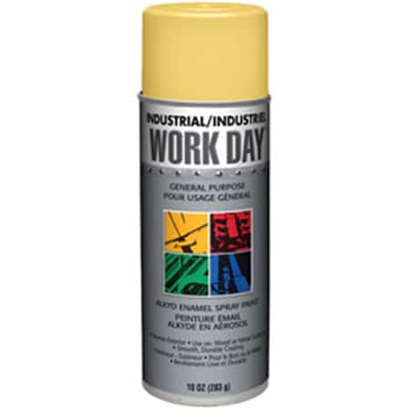 Home Improvement Industrial Work Day Enamel Paint, Yellow HO3503653